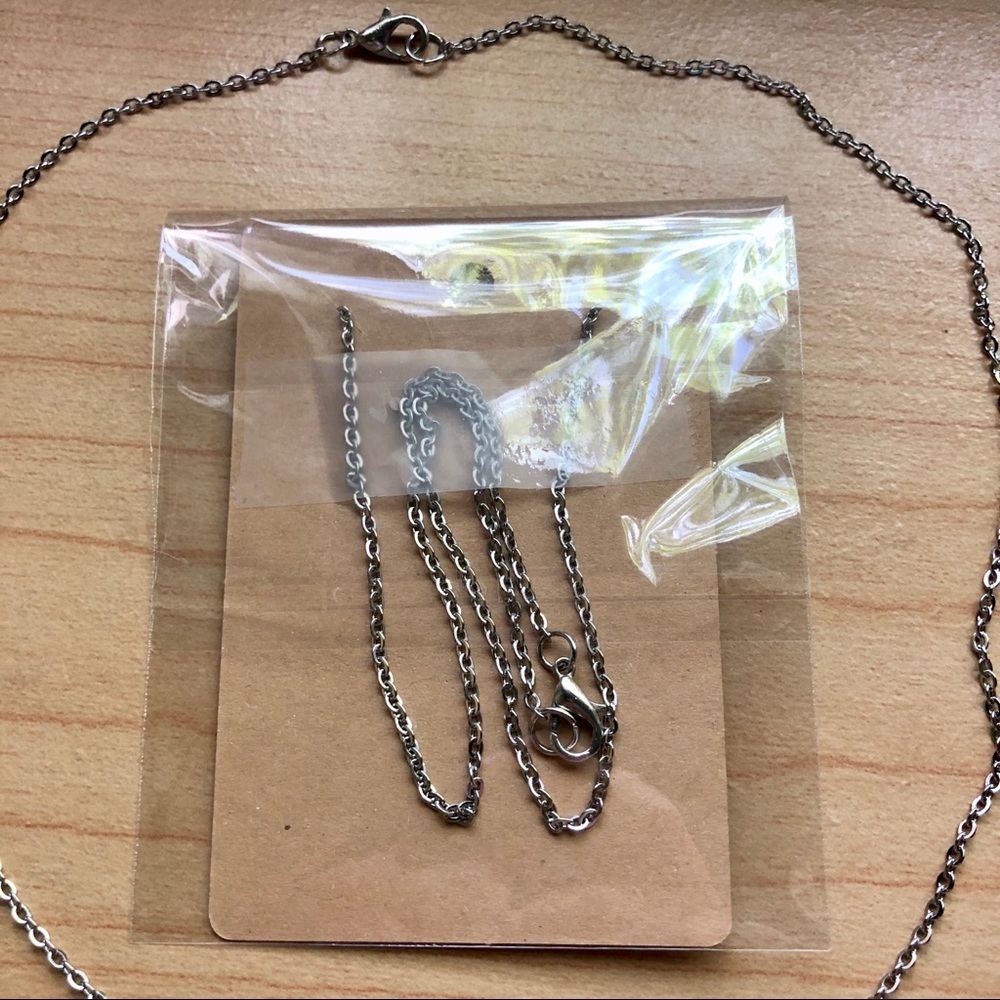 NWT Handmade Aquarius Zodiac Antique Silver Coin Necklace - Picture 4 of 8